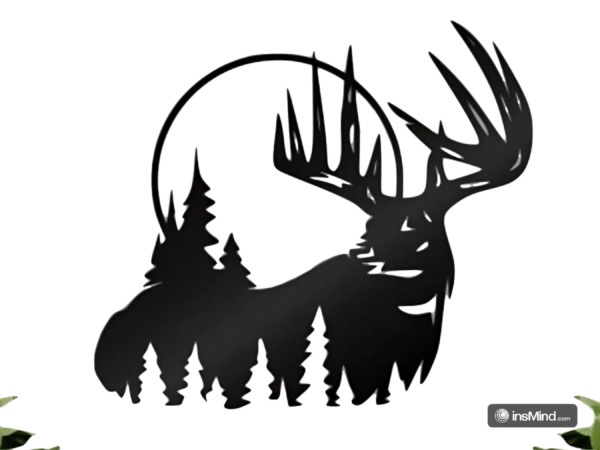 Artikel 76C Deer Wall Art