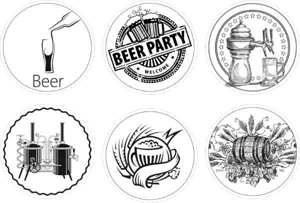Artikel 84 6er Coaster Set with Holder personaliser