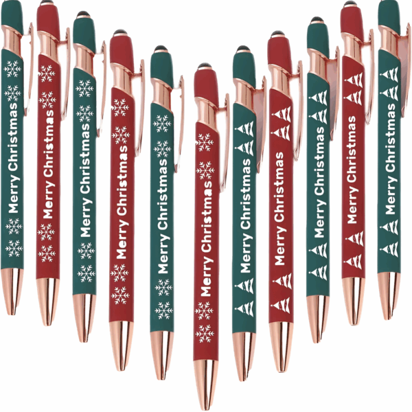 Artikel 14 Personalized Merry Christmas Engraved Pencils – Perfect Holy days Gift!