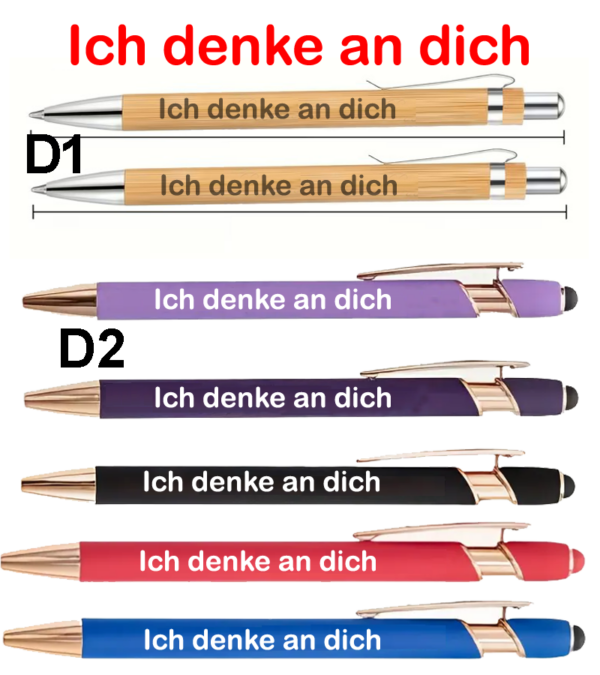 Artikel 17 3pencils Ich denke an dich Personalization,