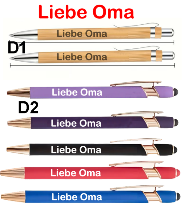 Artikel 21 3pencils ” Dear Grandma Ballpoint Pen – A Loving Gift from the Heart Liebe Oma