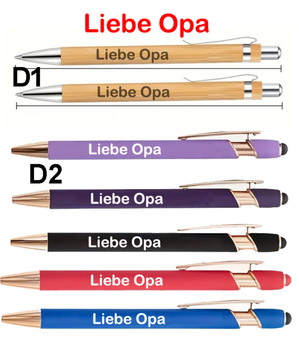 Artikel 22 3pencils ” Dear Grandpa Ballpoint Pen – A Loving Gift from the Heart Liebe Opa