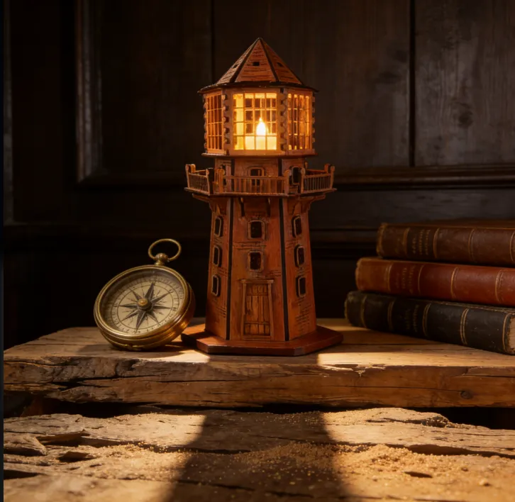 Artikel 52 3 Pieces lighthouse High-quality plywood material