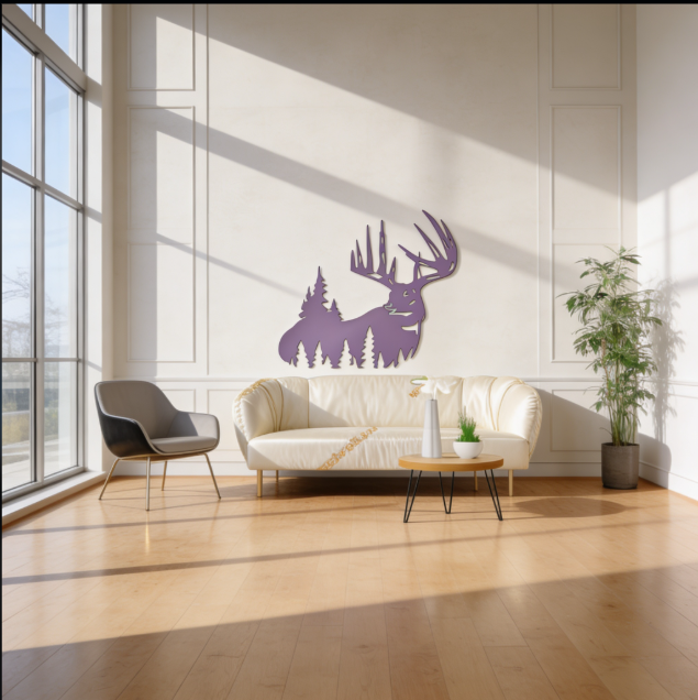 Artikel 76C Deer Wall Art