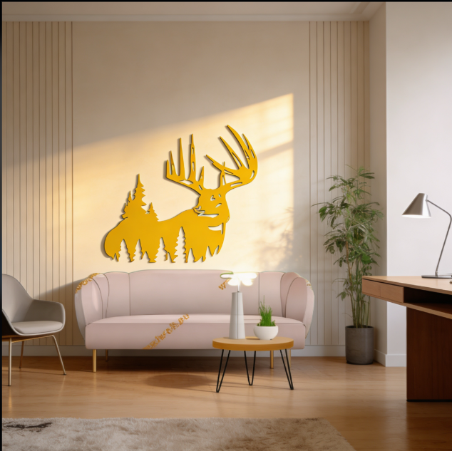 Artikel 76C Deer Wall Art
