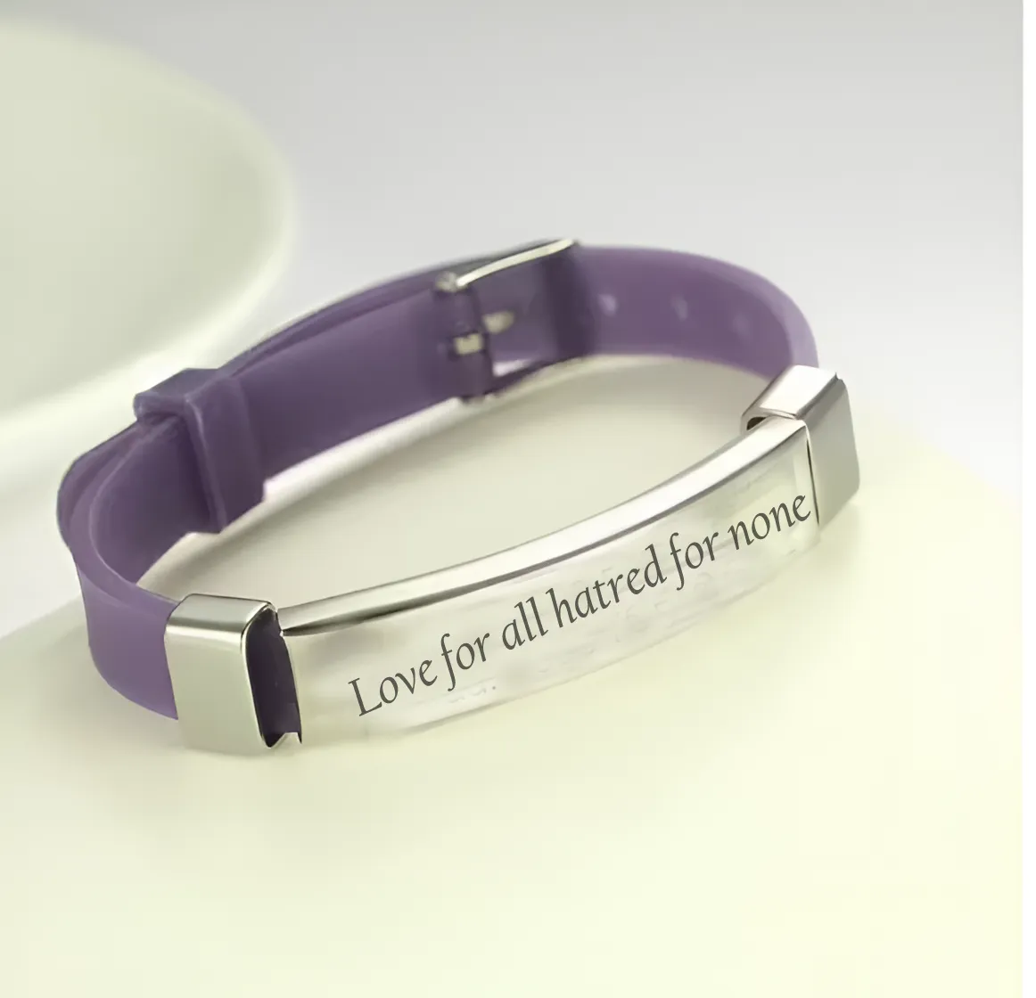 Artikel 1567 bracelet Love for all hatred for none