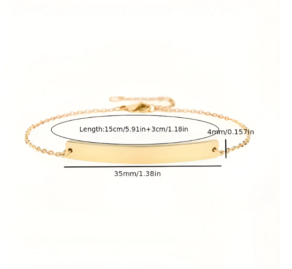 Artikel 1585 Love for All, Hatred for None" Bracelet