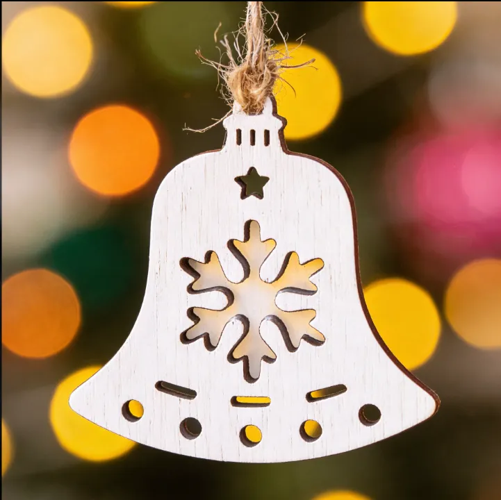 Artikel 68 3 Pieces set Handmade Plaster Snowflake Christmas Ornaments (Gießpulver / Gips)