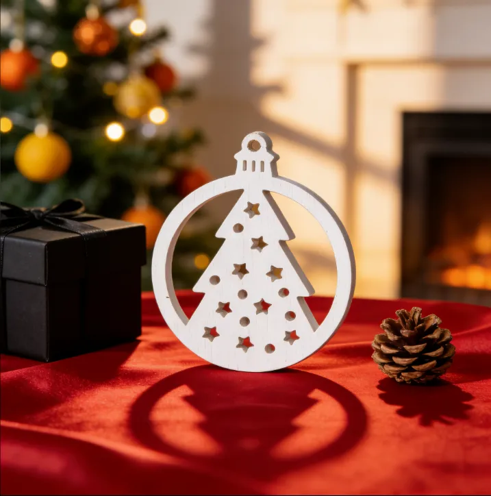 Artikel 68 3 Pieces set Handmade Plaster Snowflake Christmas Ornaments (Gießpulver / Gips)