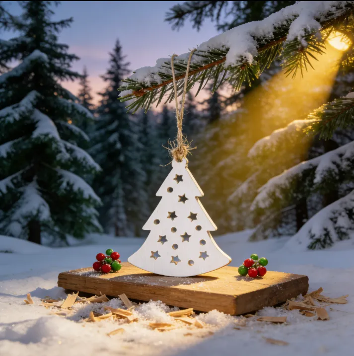 Artikel 68 3 Pieces set Handmade Plaster Snowflake Christmas Ornaments (Gießpulver / Gips)