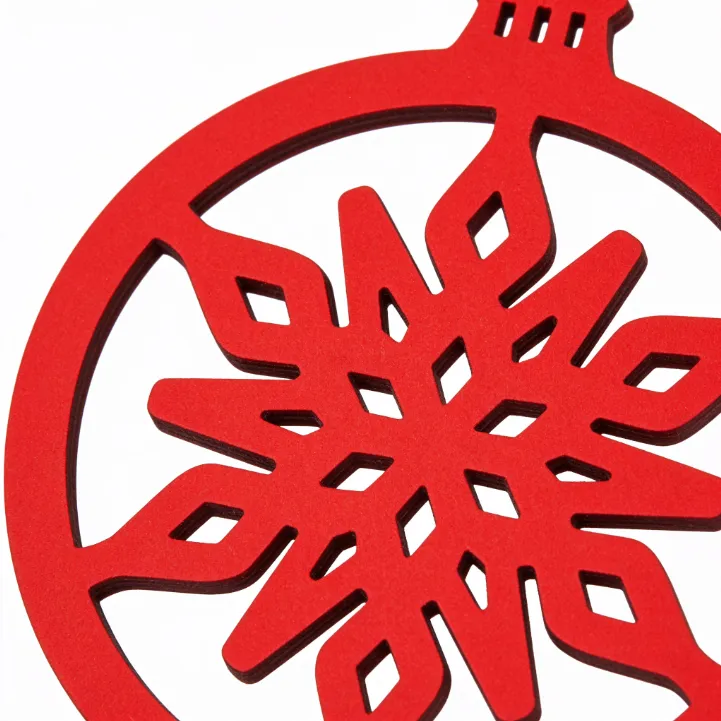 Artikel 68 3 Pieces set Handmade Plaster Snowflake Christmas Ornaments (Gießpulver / Gips)