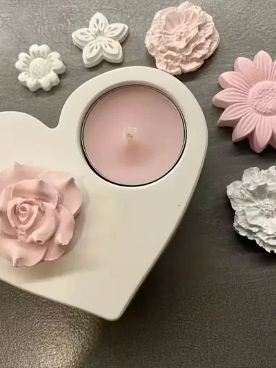 Artikel 60 3 Pieces Geiß Plaster Decorative Art – Candel decoration, Elegant Home & Holiday Décor