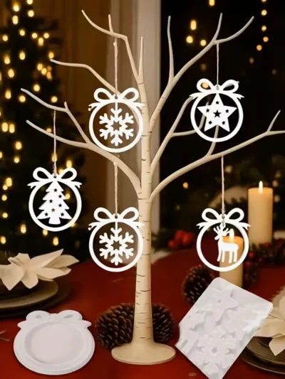 Artikel  69 Premium 4-Piece Handmade Christmas Ornament Set 