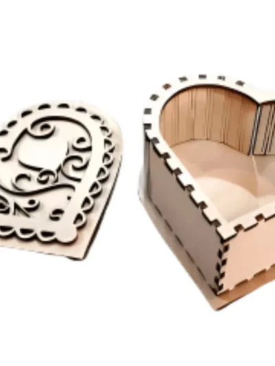 Artikel 79B Heart-Shaped box, Jewellery box, candy box, storage box